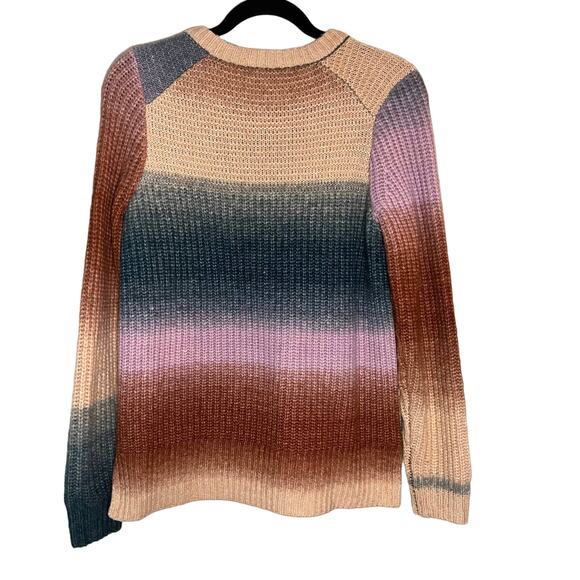 Madewell space dyed button shoulder wool & alpaca sweater Size S - Picture 2 of 5